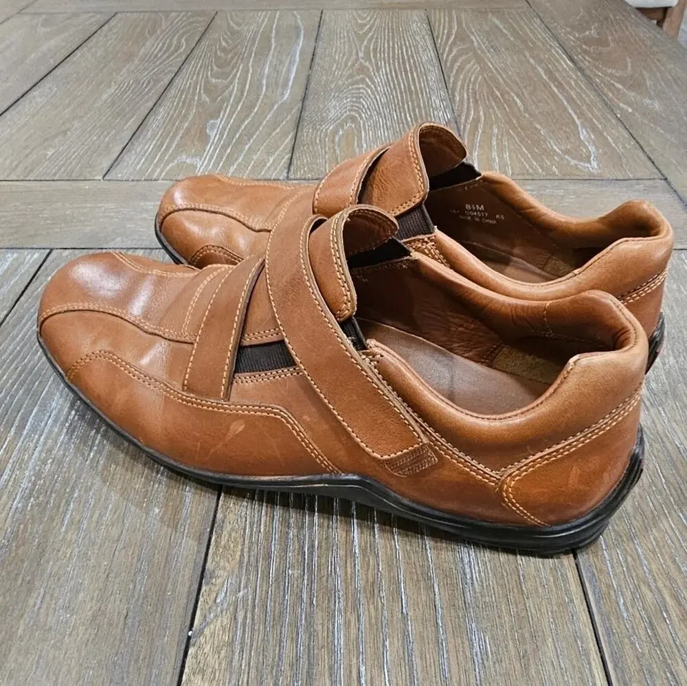 Cole Haan Men's Brown Leather Loafers, Men's Size 8.5